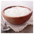 Yogur hecho con fermento tradicional mesófilo